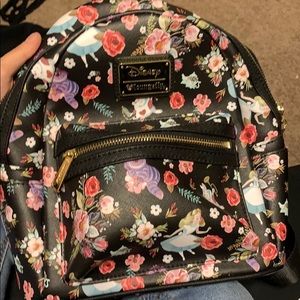 Alice in wonderland loungefly mini backpack